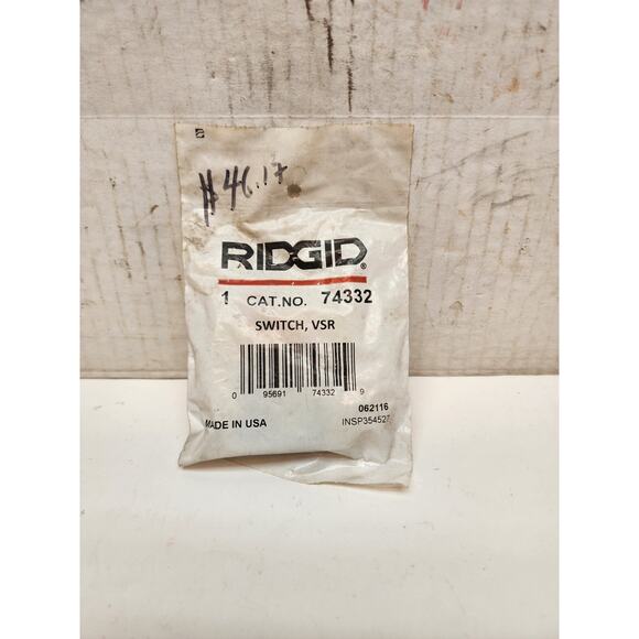 Ridgid 74332 VSR Switch for Model K-39/K-39B Drain Cleaner 115 V Power Unit